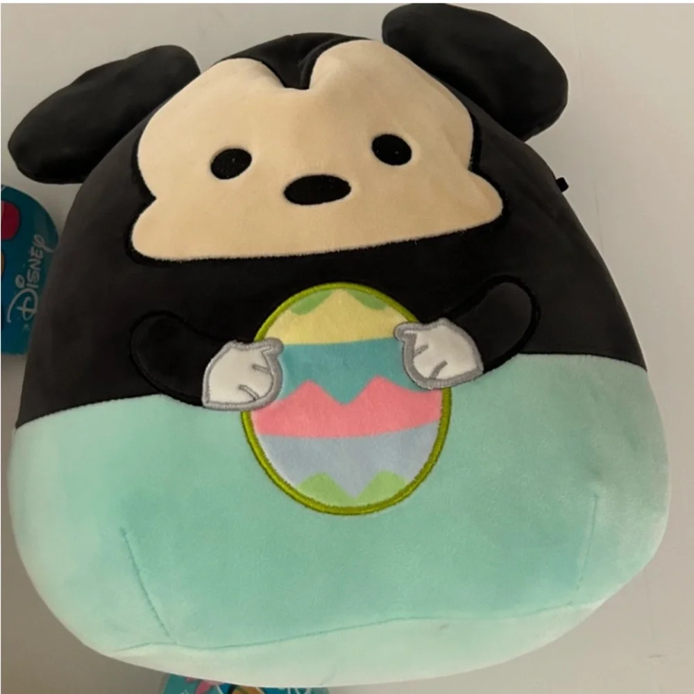 KellyToys Disney Mickey Squishmallows Stuffed Animal *White Ribbon Sack included